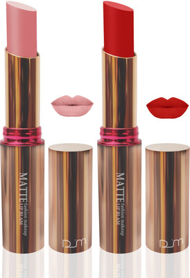femina09 cosmetics makeup velvet matte Enriched with Vitamin E lipstick l pink red fashion collection combo set of 2 (l pink,red, 10 g)
femina09 cosmetics makeup velvet matte Enriched with Vitamin E lipstick l pink red fashion collection combo set of 2 (l pink,red, 10 g)