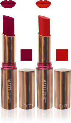 femina09 cosmetics makeup velvet matte Enriched with Vitamin E lipstick multicolor fashion collection combo set of 2(maroon,red, 10 g)
femina09 cosmetics makeup velvet matte Enriched with Vitamin E lipstick multicolor fashion collection combo set of 2(maroon,red, 10 g)