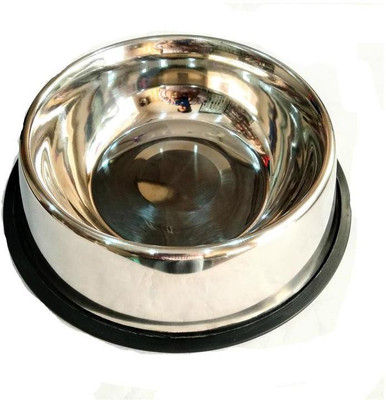 LOVING PETS Round Stainless Steel Pet Bowl(1125 ml Silver) 
LOVING PETS Round Stainless Steel Pet Bowl(1125 ml Silver)