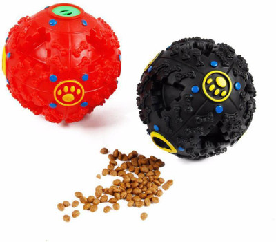 Foodie Puppies Small Squeaky Plastic Treat Dispensing Toy For Dog