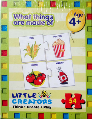 Tingoking "What things are made of" Educational & Learning Game For Kids(54 Pieces)
Tingoking "What things are made of" Educational & Learning Game For Kids(54 Pieces)