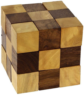 MEE 'N' Myy Handmade Wooden(rubik's cube) Complex Snake Cube Puzzle Game | Brain Teaser 3X3 |(1 Pieces)
MEE 'N' Myy Handmade Wooden(rubik's cube) Complex Snake Cube Puzzle Game | Brain Teaser 3X3 |(1 Pieces)
