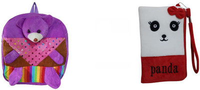 Global Choice Set of Teddy Soft Toy bag & Cute Panda Pouch - 14 inch(Purple, White)
Global Choice Set of Teddy Soft Toy bag & Cute Panda Pouch - 14 inch(Purple, White)