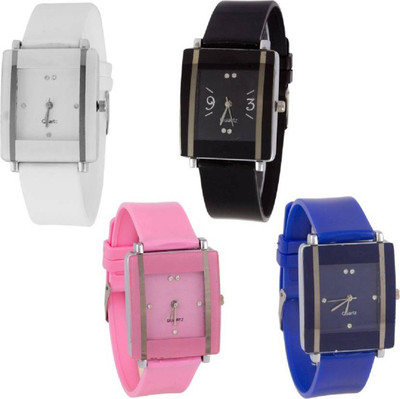 Montres New Stylish Multi Color Combo Set of 4 Men & Women Watch - For Boys & Girls
Montres New Stylish Multi Color Combo Set of 4 Men & Women Watch - For Boys & Girls