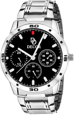 DECOR D111 Analog Black Dial Men's & Boy's Watch - For Men