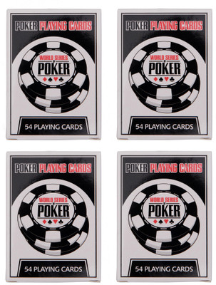 Store2508 WORLD SERIES OF POKER” 100% Plastic Premium Poker Playing Cards (Pack of 4)(Black)
Store2508 WORLD SERIES OF POKER” 100% Plastic Premium Poker Playing Cards (Pack of 4)(Black)