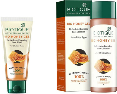BIOTIQUE BIO Bio Honey Oil Refreshing Foaming Face Wash, Bio Honey Gel Refreshing Foaming Face Cleanser For All Skin Types(Set of 2)
BIOTIQUE BIO Bio Honey Oil Refreshing Foaming Face Wash, Bio Honey Gel Refreshing Foaming Face Cleanser For All Skin Types(Set of 2)