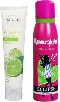 Avon Anew Brightening cleanser Lime 100 g (25611) With one sparkle perfume spray 150 ml(Set of 2)
Avon Anew Brightening cleanser Lime 100 g (25611) With one sparkle perfume spray 150 ml(Set of 2)