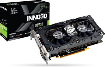 INNO3D NVIDIA GTX 1070 8 GB GDDR5 Graphics Card(Black)