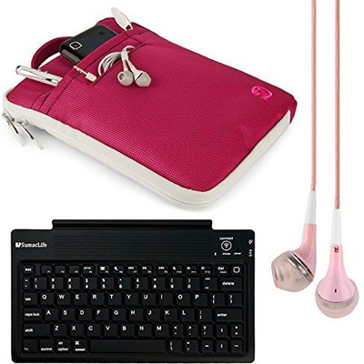 Vangoddy 8 inch Sleeve/Slip Case(Pink)