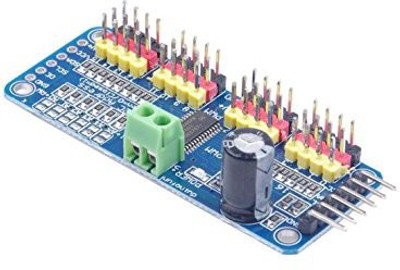 Generic Knacro 16-Channel 12-Bit Pwm Servo Driver Board Iic Interface Pca9685 Module Controller For Arduino Robot(Multicolor)
Generic Knacro 16-Channel 12-Bit Pwm Servo Driver Board Iic Interface Pca9685 Module Controller For Arduino Robot(Multicolor)