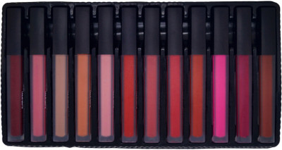 One Personal Care Pack of 12 Ultra Matte Liquid Lipstick (Formal Wear Series)(Multicolor, 60 ml)
One Personal Care Pack of 12 Ultra Matte Liquid Lipstick (Formal Wear Series)(Multicolor, 60 ml)