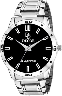 DECOR D81 Analog Black Dial Men's & Boy's Watch - For Men