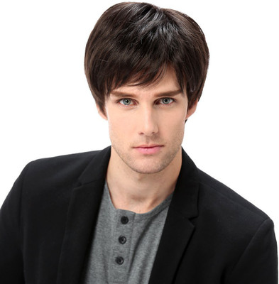 Fully Medium Hair Wig(Men)