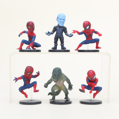 ZenShanti The Amazing Spider-Man 6 pc Action Figure | 6.5-8 cm Spiderman Collectible(Multicolor)
ZenShanti The Amazing Spider-Man 6 pc Action Figure | 6.5-8 cm Spiderman Collectible(Multicolor)
