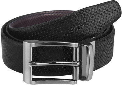 Laurels Men Formal Multicolor Genuine Leather Reversible Belt, Black & alligator brown
Laurels Men Formal Multicolor Genuine Leather Reversible Belt, Black & alligator brown