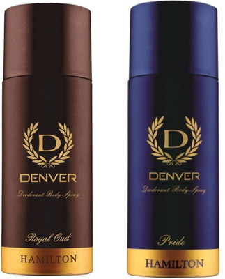 Denver Royal Oud and Pride Deodorant Body Spray 165ML Each Combo (Pack of 2) Body Spray - For Men & Women(330 ml, Pack of 2)
Denver Royal Oud and Pride Deodorant Body Spray 165ML Each Combo (Pack of 2) Body Spray - For Men & Women(330 ml, Pack of 2)