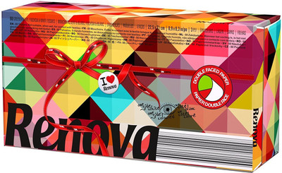 Renova aper Facial Tissues Maxi 2 Colors (Alternative Red and Green) - 3 Ply , Double Faced Tissues With One Side White(Pack of 80)
Renova aper Facial Tissues Maxi 2 Colors (Alternative Red and Green) - 3 Ply , Double Faced Tissues With One Side White(Pack of 80)
