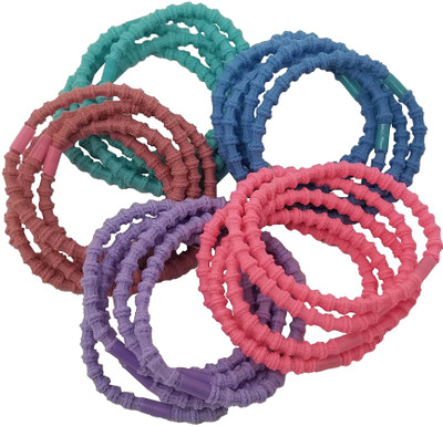 Evolution Elastic Rubber Band Metal Free Soft Fabric Grip Hair Ties For Women (Pack of 25) Rubber Band(Multicolor)
Evolution Elastic Rubber Band Metal Free Soft Fabric Grip Hair Ties For Women (Pack of 25) Rubber Band(Multicolor)