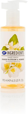 Boots Ingredients Hand Wash, Orange Blossom & Jasmine - 195ml (6.5oz)(195 ml, Pump Dispenser)
Boots Ingredients Hand Wash, Orange Blossom & Jasmine - 195ml (6.5oz)(195 ml, Pump Dispenser)