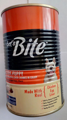 drools Active Puppy Real Chicken & liver Chunks in gravy-Can 400 gms Chicken 0.4 kg Wet Dog Food
drools Active Puppy Real Chicken & liver Chunks in gravy-Can 400 gms Chicken 0.4 kg Wet Dog Food