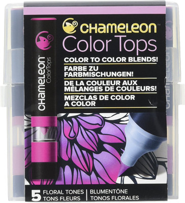Chameleon CT4512 Tops Floral Tones Colour Tops Nib Sketch Pens(Set of 5, Multicolor)
Chameleon CT4512 Tops Floral Tones Colour Tops Nib Sketch Pens(Set of 5, Multicolor)