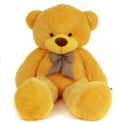 Babyjoys Teddy Bear Cuddle Soft Toy 5 ft (152CM) Yellow - 15 cm(Yellow)