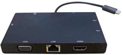 Terabyte Type - C Adapter 8 In 1 (HDMI+VGA+LAN+SD+AUDIO+TYPE-C+USB 3.0*2) USB Adapter (Black) USB Adapter(Black)
Terabyte Type - C Adapter 8 In 1 (HDMI+VGA+LAN+SD+AUDIO+TYPE-C+USB 3.0*2) USB Adapter (Black) USB Adapter(Black)