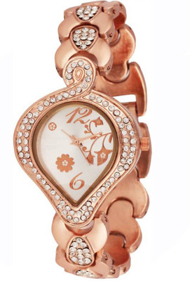 FabSale Designer Rich Look Rose Gold Metal Strap White Oval Dial Analog Watch - For Girls
FabSale Designer Rich Look Rose Gold Metal Strap White Oval Dial Analog Watch - For Girls