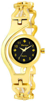 Wanton K-01P09 Golden Black dial stylish strap bracelet watch for women Watch - For Girls
Wanton K-01P09 Golden Black dial stylish strap bracelet watch for women Watch - For Girls