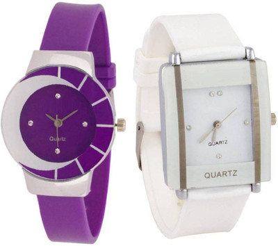 Swadesi Stuff Stylish New Arrival Purple and white color combo of 2 watches Watch - For Women
Swadesi Stuff Stylish New Arrival Purple and white color combo of 2 watches Watch - For Women