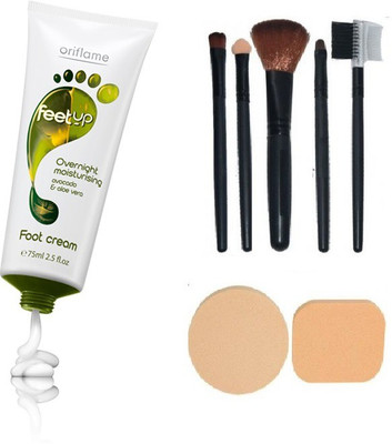 Oriflame Sweden Combo of Feet Up Overnight Moisturising Foot Cream & Make Up Brush Set(Set of 3)
Oriflame Sweden Combo of Feet Up Overnight Moisturising Foot Cream & Make Up Brush Set(Set of 3)