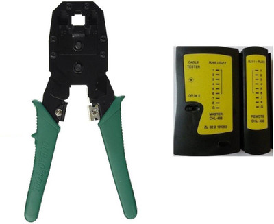 Etake High Quality Multifunction 3 in 1 Modular Crimping Tool LAN Networking Cable Wire Cutter Stripper Plier for Cat5 Cat5e RJ45 RJ1 Telephone Electric Wire Ethernet Network LAN ADSL Manual Crimper With Network Cable Tester RJ45 RJ11 RJ12 Cat5 Detachable
Etake High Quality Multifunction 3 in 1 Modular Crimping Tool LAN Networking Cable Wire Cutter Stripper Plier for Cat5 Cat5e RJ45 RJ1 Telephone Electric Wire Ethernet Network LAN ADSL Manual Crimper With Network Cable Tester RJ45 RJ11 RJ12 Cat5 Detachable
