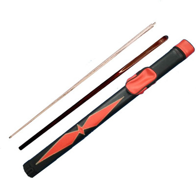 KBA COMBO OF HALF PERADON CUE WITH RED CUE COVER KBAC135 Pool Cue Stick(Wooden)