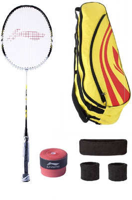 Li-Ning Combo of XP-808 Badminton Racquet, Kit Bag, Grip & 2 Other Items Badminton Kit