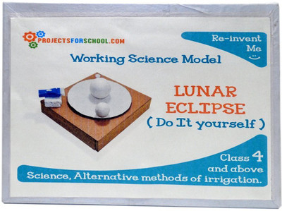 ProjectsforSchool Lunar Eclipse - STEM activity Science Projects Working Models DIY Science Experiment kit(Multicolor)
ProjectsforSchool Lunar Eclipse - STEM activity Science Projects Working Models DIY Science Experiment kit(Multicolor)