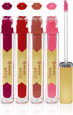 seven 7 seas cosmetics makeup long lasting love liquid matte lipstick Exclusve color falsa brown I pink red set 0f 4(falsa,brown,i pink,red, 32 ml)
seven 7 seas cosmetics makeup long lasting love liquid matte lipstick Exclusve color falsa brown I pink red set 0f 4(falsa,brown,i pink,red, 32 ml)