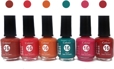 Seven 7 seas cosmetics makeup velvet matte nail polish Premium multicolor 2654789 Collection Combo of set 6 multicolor 2
Seven 7 seas cosmetics makeup velvet matte nail polish Premium multicolor 2654789 Collection Combo of set 6 multicolor 2