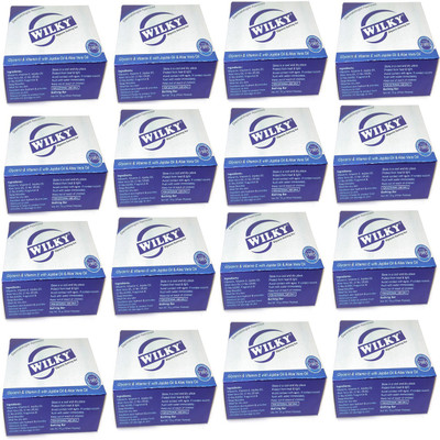 Wilky Glycerin Soap with Vitamin E, Jojoba Oil & Aloe Vera Oil, Bathing Bar 1200gm (Pack of 16)(1200 g)
Wilky Glycerin Soap with Vitamin E, Jojoba Oil & Aloe Vera Oil, Bathing Bar 1200gm (Pack of 16)(1200 g)