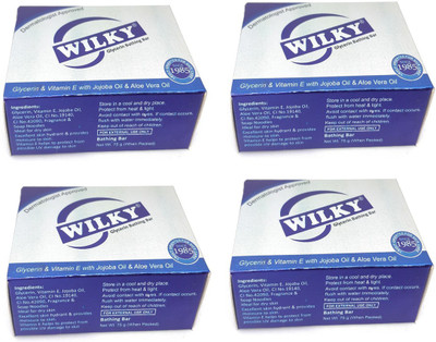Wilky Glycerin Soap with Vitamin E, Jojoba Oil & Aloe Vera Oil, Bathing Bar 300 gm (Pack of 4)(300 g)
Wilky Glycerin Soap with Vitamin E, Jojoba Oil & Aloe Vera Oil, Bathing Bar 300 gm (Pack of 4)(300 g)