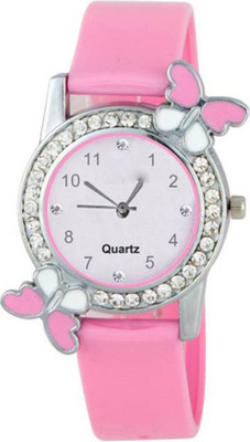 Happy Deals Pink diamond studded attractive butterfly stylish women Watch - For Girls
Happy Deals Pink diamond studded attractive butterfly stylish women Watch - For Girls