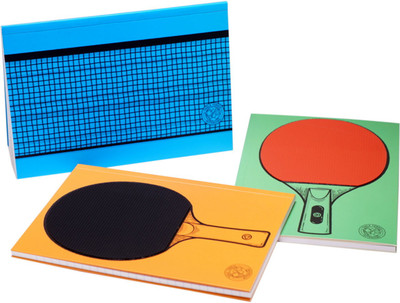 Tootpado Regular Notebook(Table Tennis Notebooks - (8SST16), Multicolor, Pack of 3)