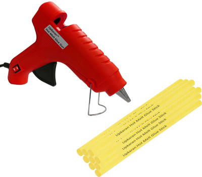 Upkaran Asian hobby crafts Hot Glue Gun of 40W with 9 Yellow Glue Sticks Of 8inch For DIY Crafts,Clothes,Crafting,Fabric and Home use Standard Temperature Corded Glue Gun(11 mm)
Upkaran Asian hobby crafts Hot Glue Gun of 40W with 9 Yellow Glue Sticks Of 8inch For DIY Crafts,Clothes,Crafting,Fabric and Home use Standard Temperature Corded Glue Gun(11 mm)