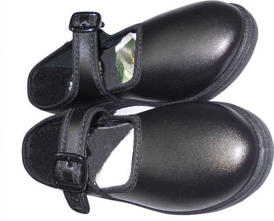 Adonis Girls Strap Ballerinas(Black
