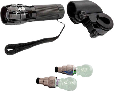 Asraw Zoomable Super Power LED Front Light and SKULL Shaped Motion Sensor Valve Cap Light LED Front Rear Light Combo(Multicolor)
Asraw Zoomable Super Power LED Front Light and SKULL Shaped Motion Sensor Valve Cap Light LED Front Rear Light Combo(Multicolor)