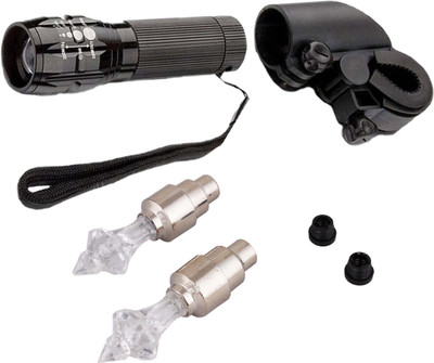 Asraw Zoomable Super Power LED Front Light and Diamond Shaped Motion Sensor Valve Cap Light LED Front Rear Light Combo(Multicolor)
Asraw Zoomable Super Power LED Front Light and Diamond Shaped Motion Sensor Valve Cap Light LED Front Rear Light Combo(Multicolor)