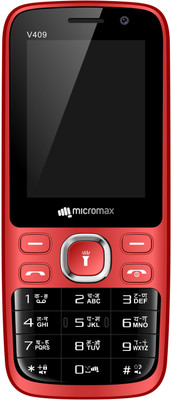 Micromax Bharat 1 V409(BLACK + RED)