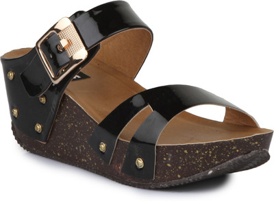 Sapatos Women Black Wedges