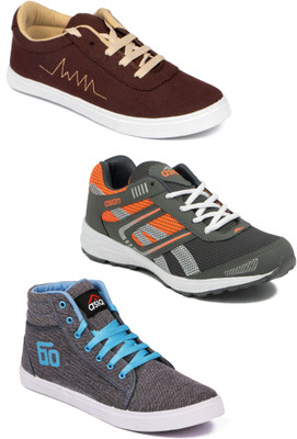 Asian Men Casual & Running Shoes Combo Pack of 3 Casuals For Men(Brown, Grey, Multicolor
Asian Men Casual & Running Shoes Combo Pack of 3 Casuals For Men(Brown, Grey, Multicolor