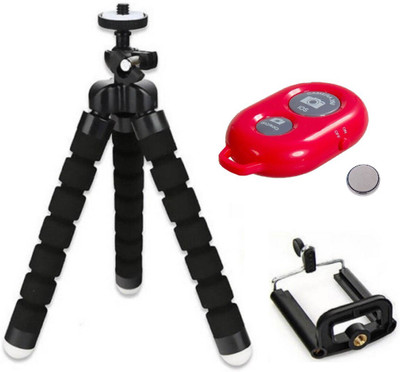 ReTrack 7Inch Flexible Sponge Tripod-Bracket Stand Phone Holder For GoPro Camera /smartphone/dslr camera With Bluetooth Shutter Tripod(Black, Supports Up to 500 g)
ReTrack 7Inch Flexible Sponge Tripod-Bracket Stand Phone Holder For GoPro Camera /smartphone/dslr camera With Bluetooth Shutter Tripod(Black, Supports Up to 500 g)